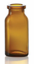 50 ml injectieflacon, amber, type 1 geblazen glas